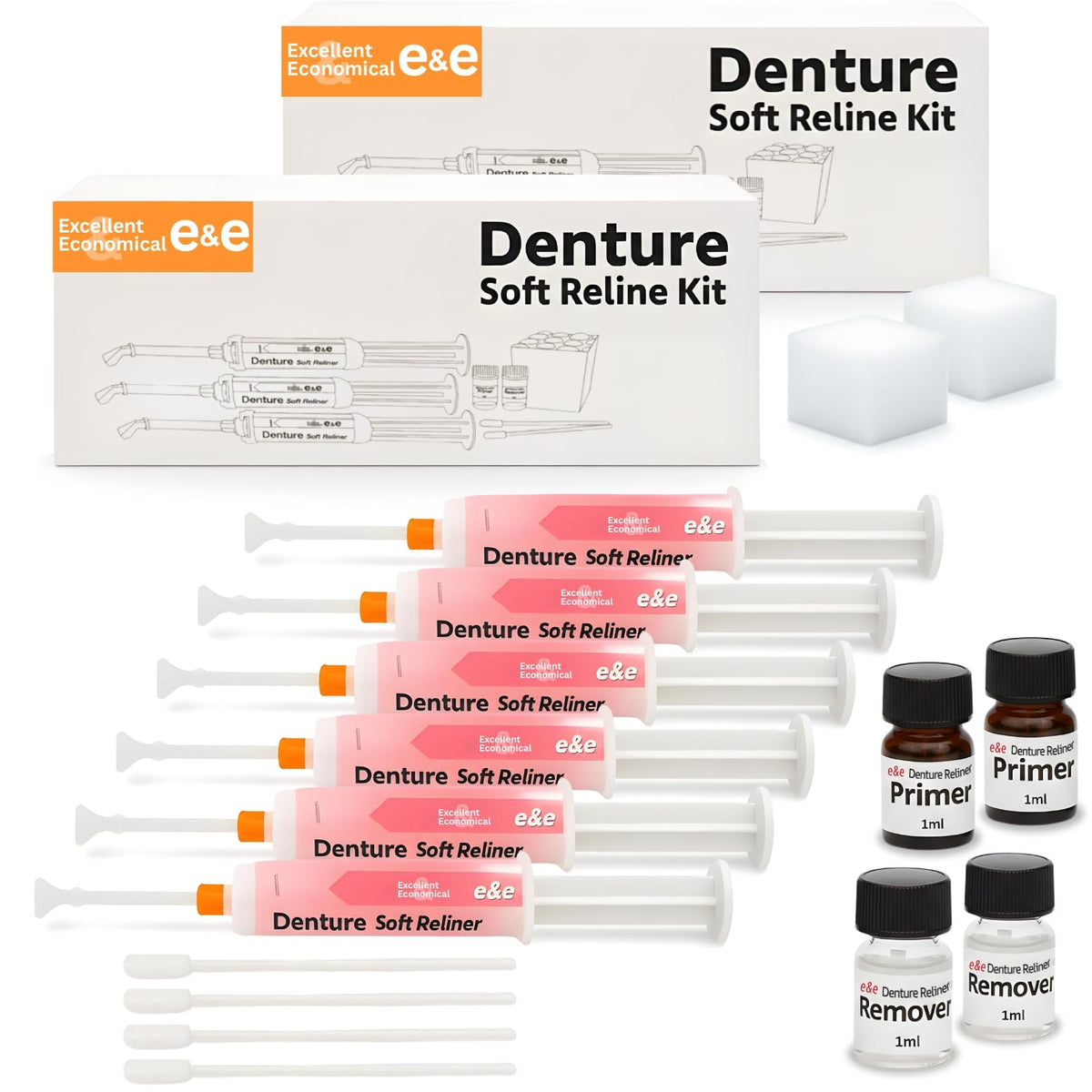 Denture Soft Reline Kit 2-Pack Q880983