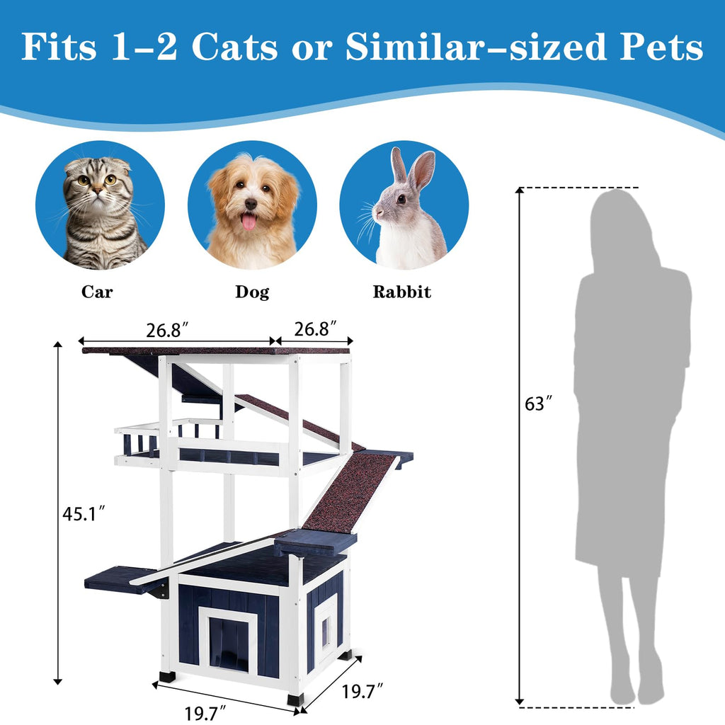 4-Tier Outdoor Cat Tree S4276