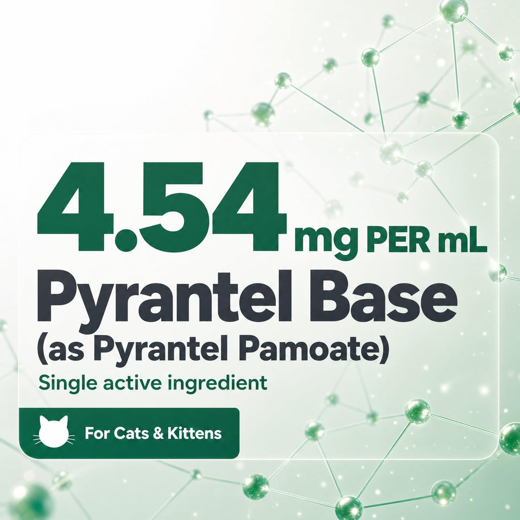 Pyrantel Pamoate Dewormer for Cats & Kittens 50ml D52275