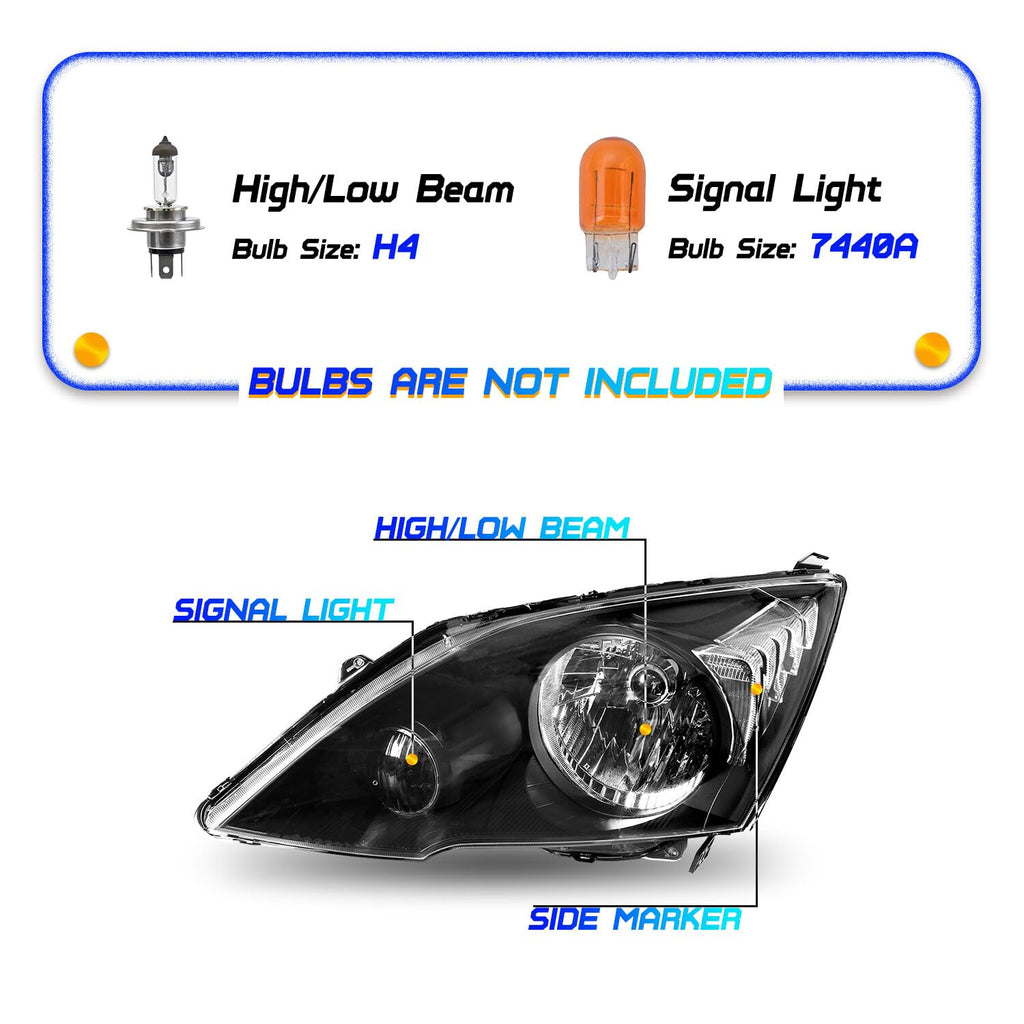 Halogen Headlight Assembly Z1102