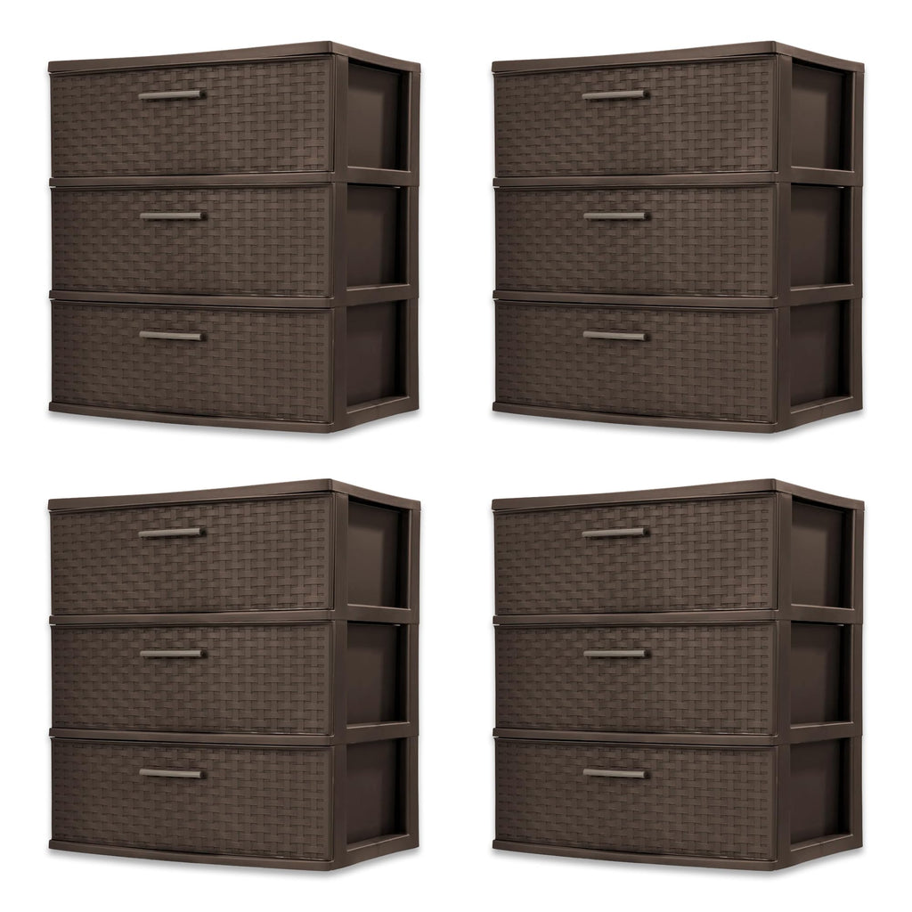 3-Drawer Storage Unit 4-Pack P547