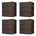 3-Drawer Storage Unit 4-Pack P547