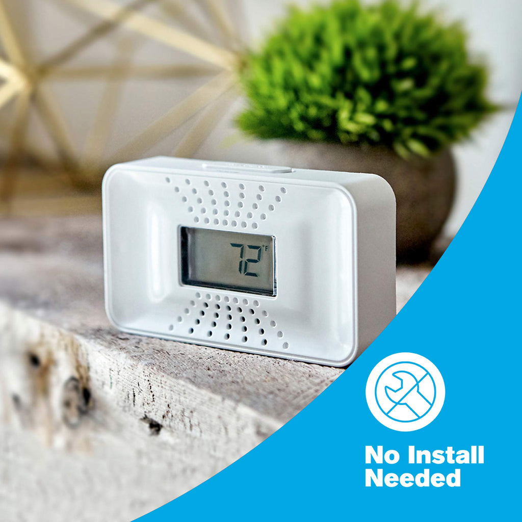 10-Year Battery Carbon Monoxide Alarm with Digital Display H7617