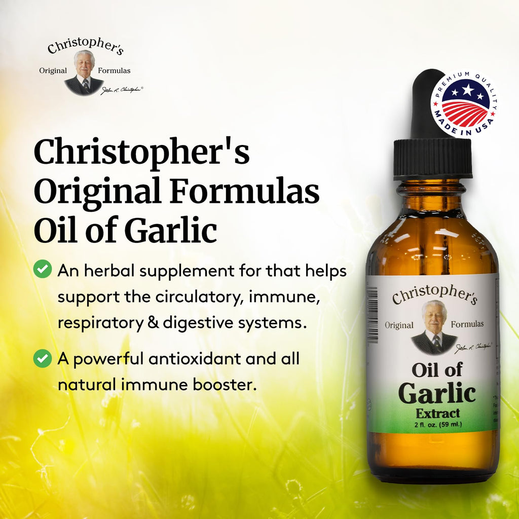 Garlic Oil Extract 2 oz Herbal Supplement M35186
