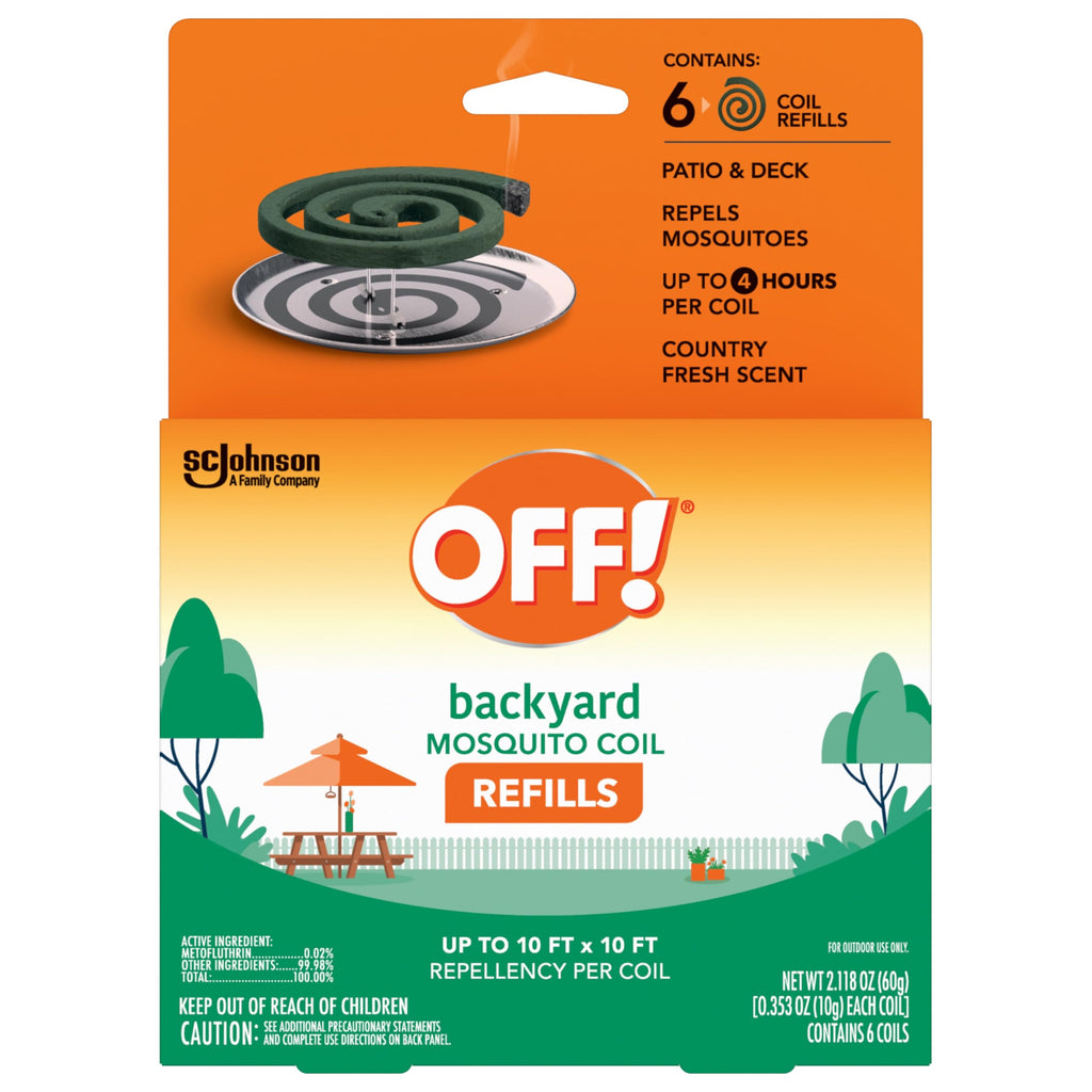 Mosquito Repellent Coil Refills 6 Count X271