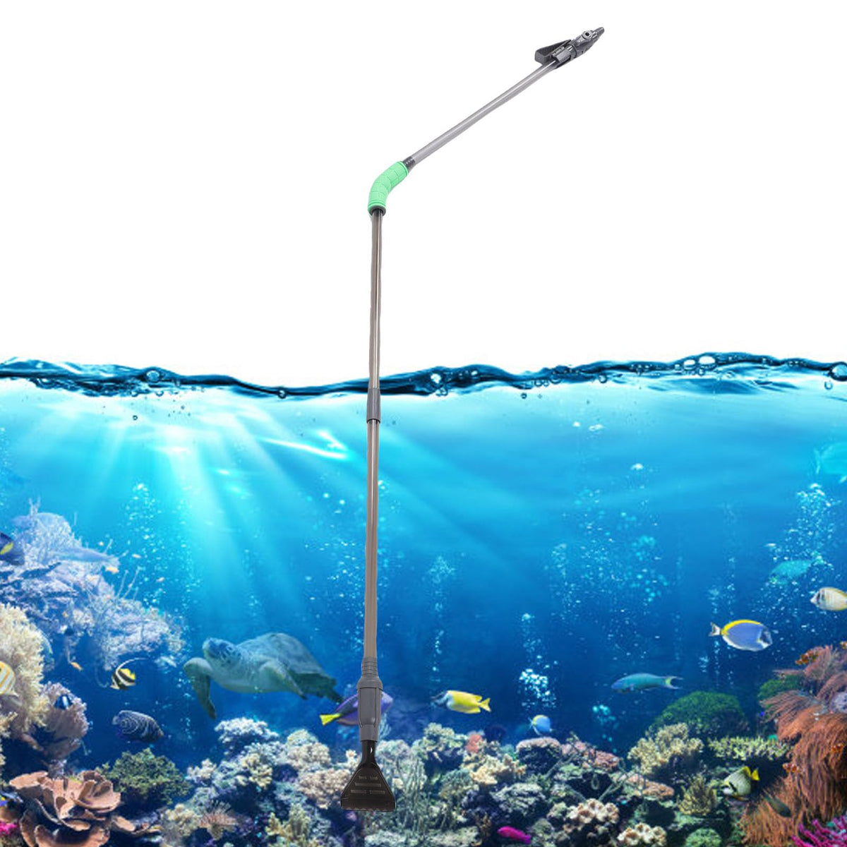 Aquarium Siphon Vacuum Cleaner 5 in 1 Water Changer Tool K575790