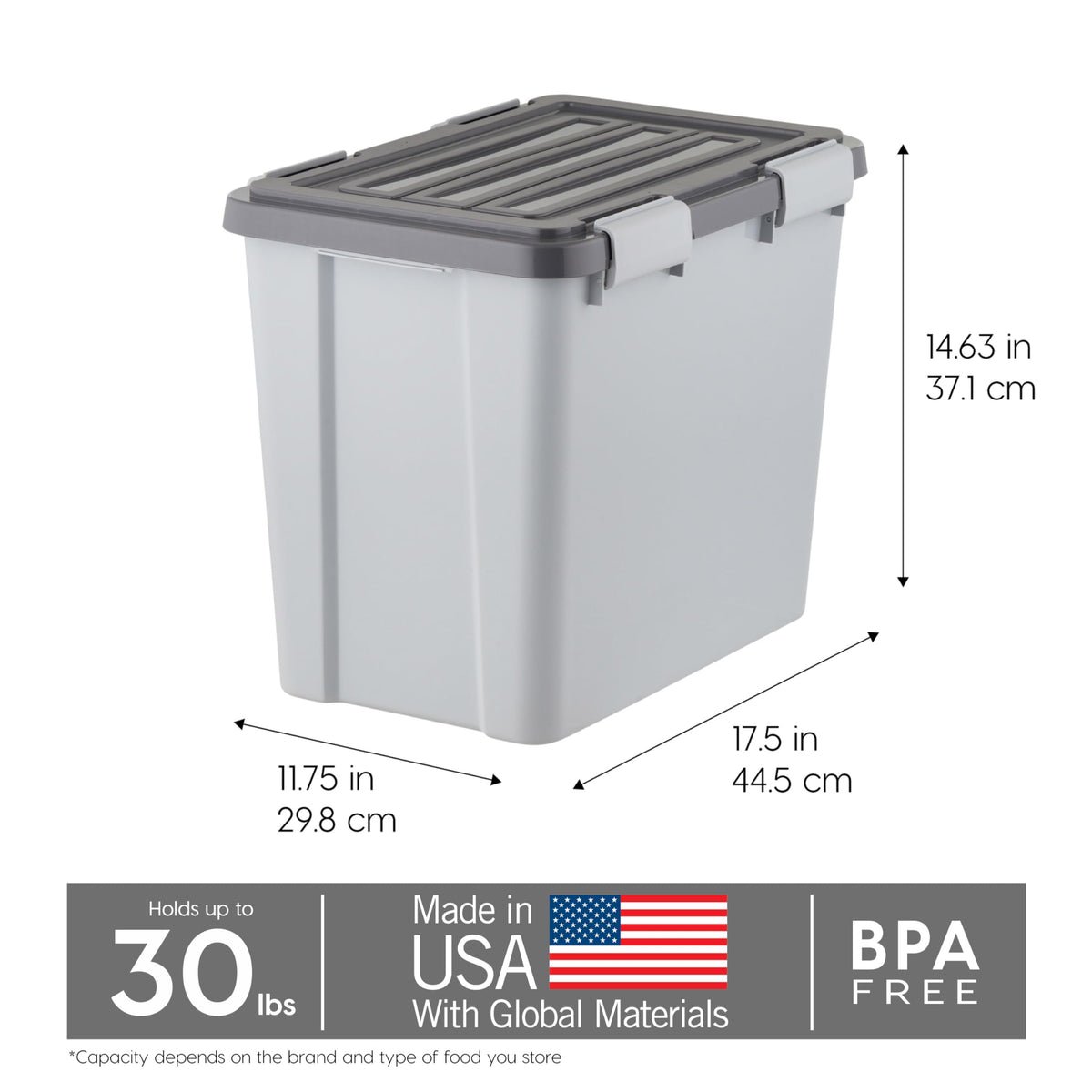 Dog Food Storage Container Up to 30 lbs D882