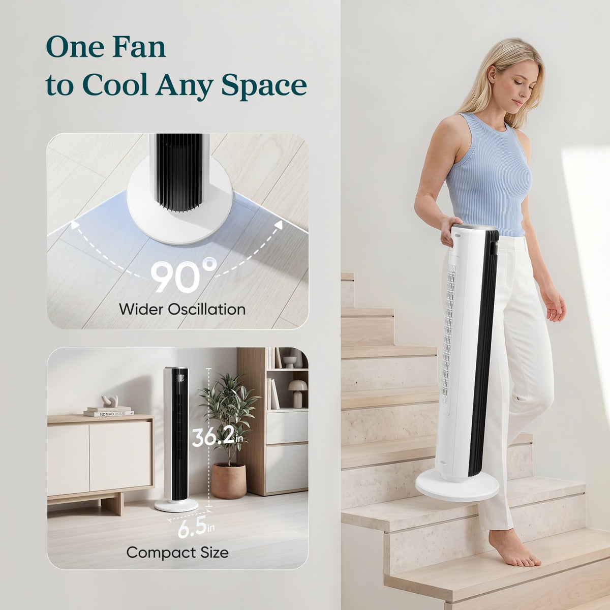 Quiet Tower Fan E1420