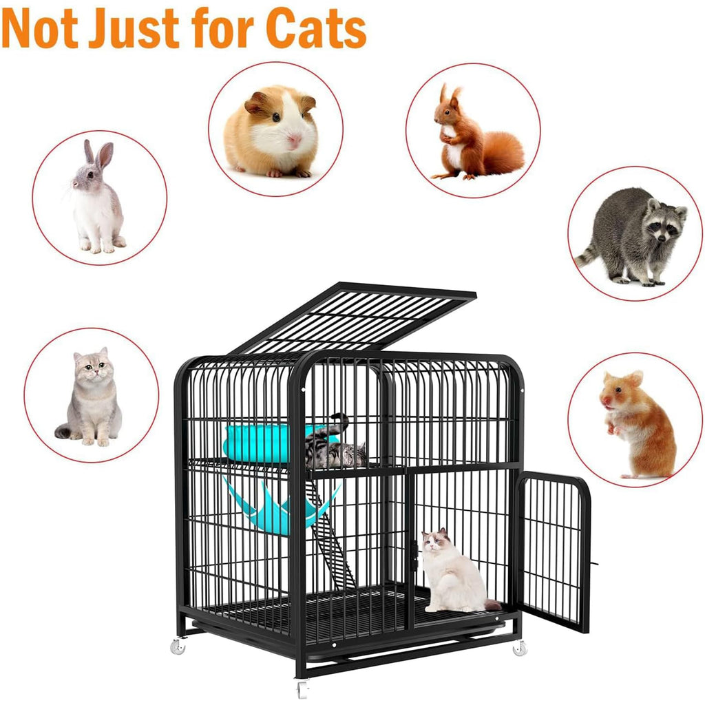 Pink 4 Tier Metal Cat Cage J9930