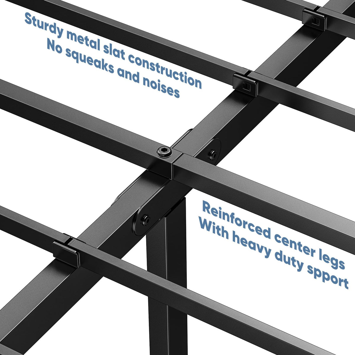 18" Heavy Duty Metal Queen Bed Frame Z9939