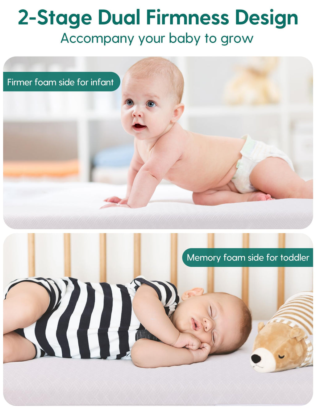 Memory Foam Crib Mattress V11582