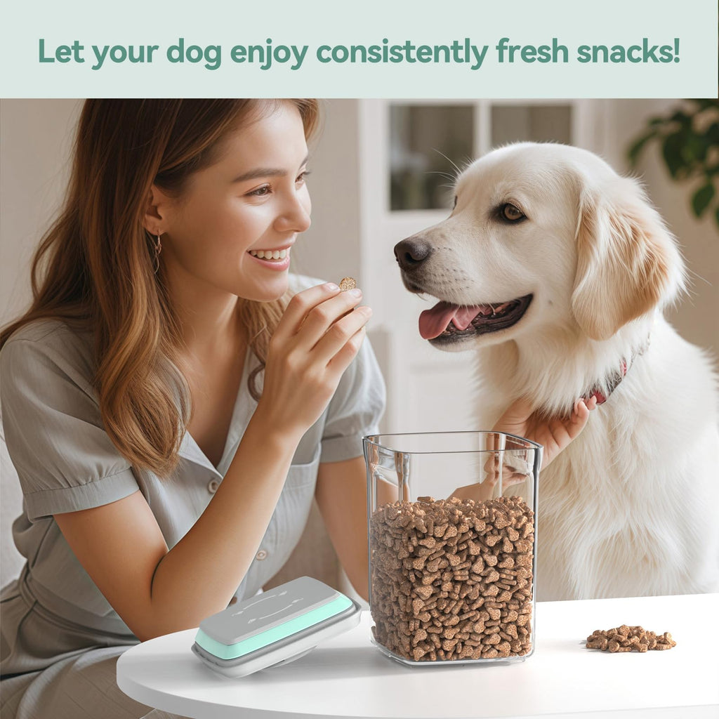 Airtight Treat Jar Container 2PC BPA-Free D65649