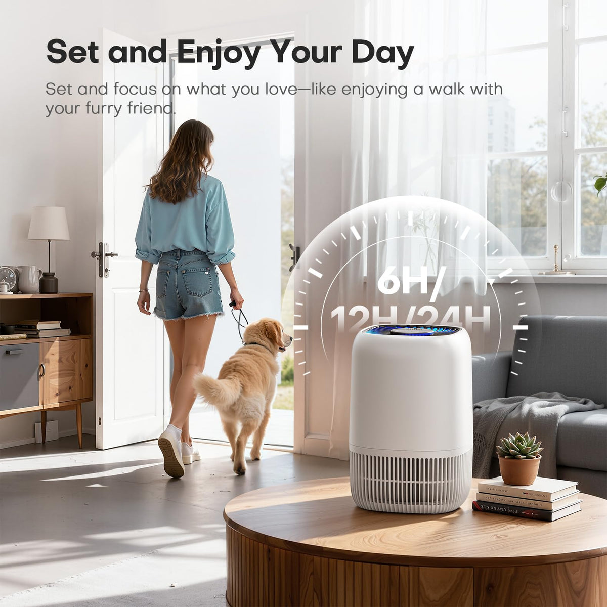 White High Efficiency Filter Air Purifier Z463
