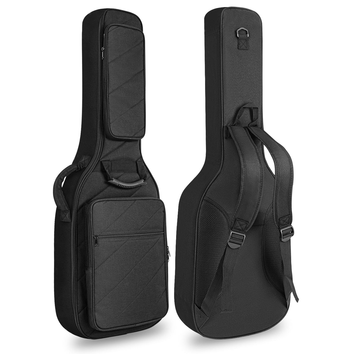 Electric Guitar Case with 0.7 Inch Thick Padding 3 Pockets O602124