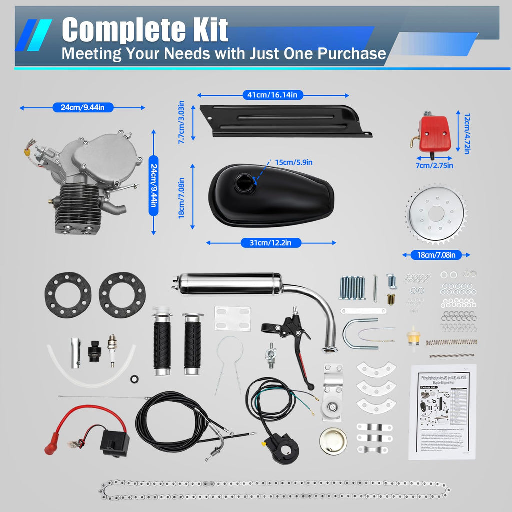 100CC 2-Stroke Air-Cooling Bicycle Engine Kit A333658