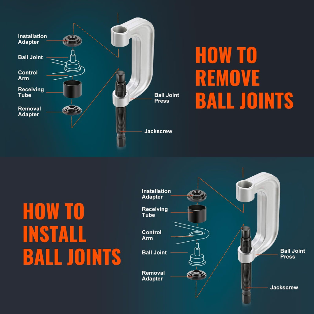 Ball Joint Press & U-Joint Removal Tool Kit X3058