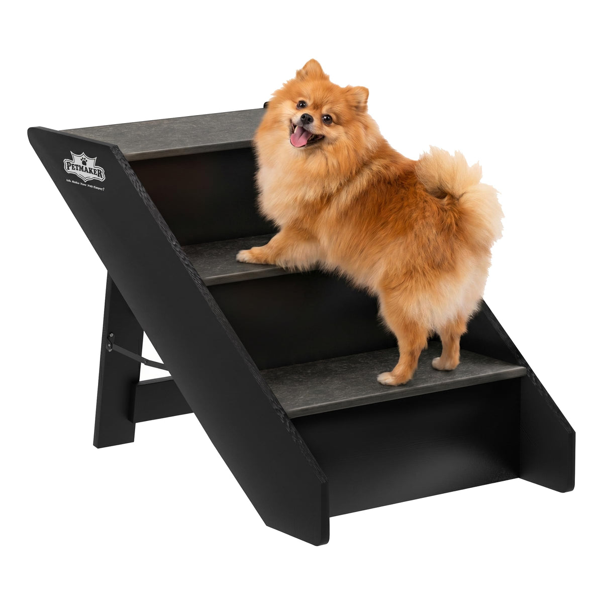 Foldable Nonslip 3-Step Pet Stairs L490