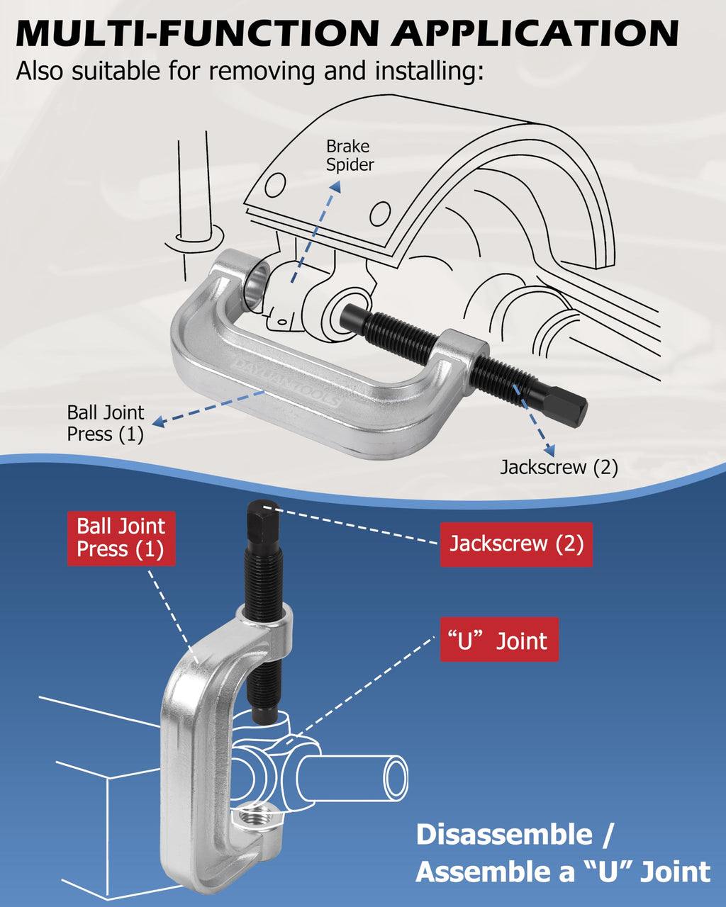21 Pcs Ball Joint Press Service Kit O572027