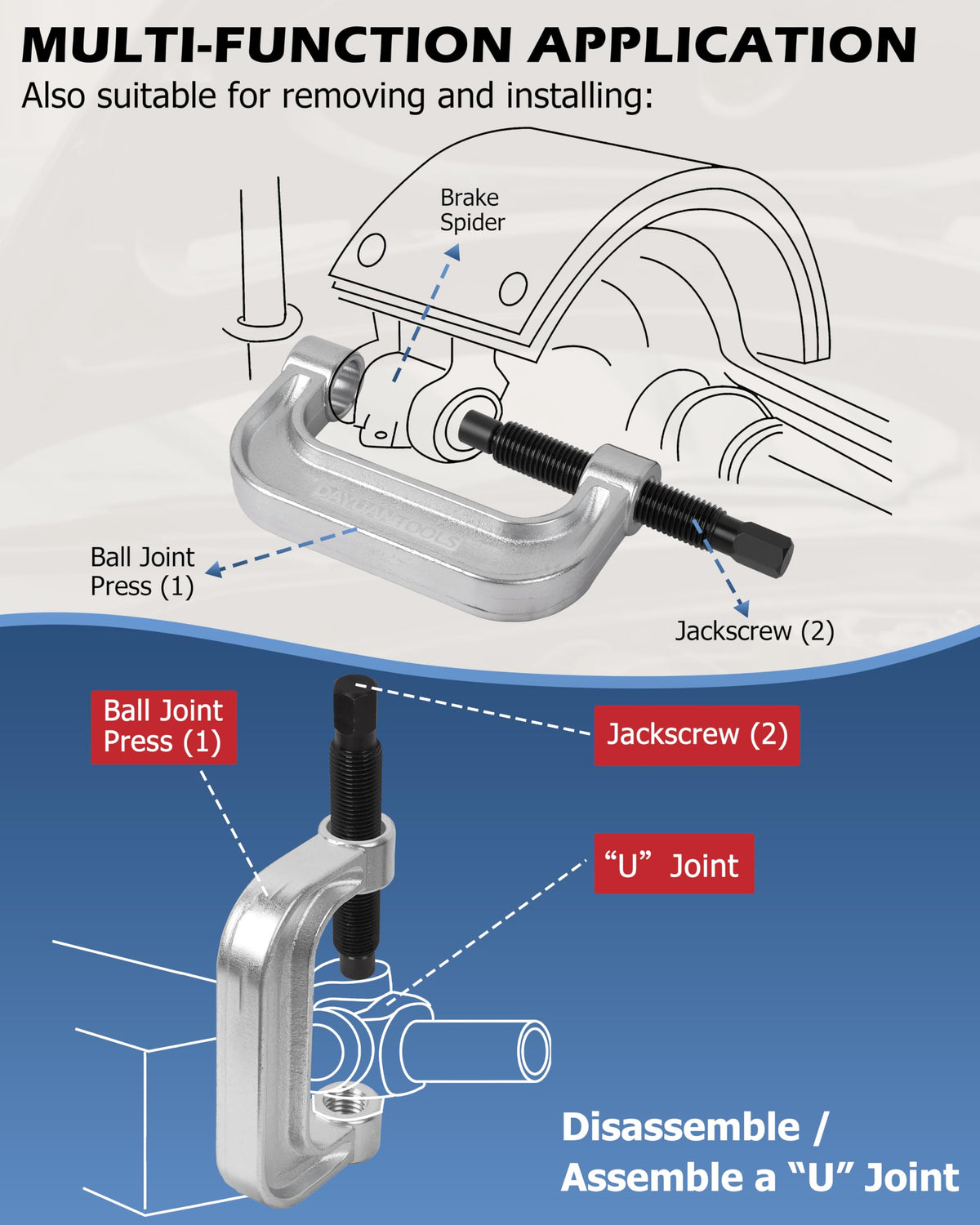 21 Pcs Ball Joint Press Service Kit O572027