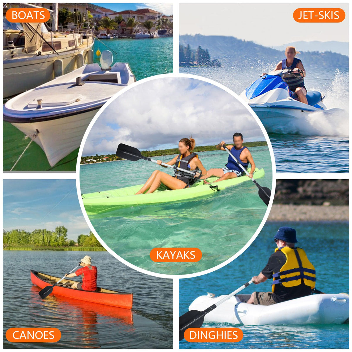 Telescoping Collapsible Boat Oar 2 Pack R964510