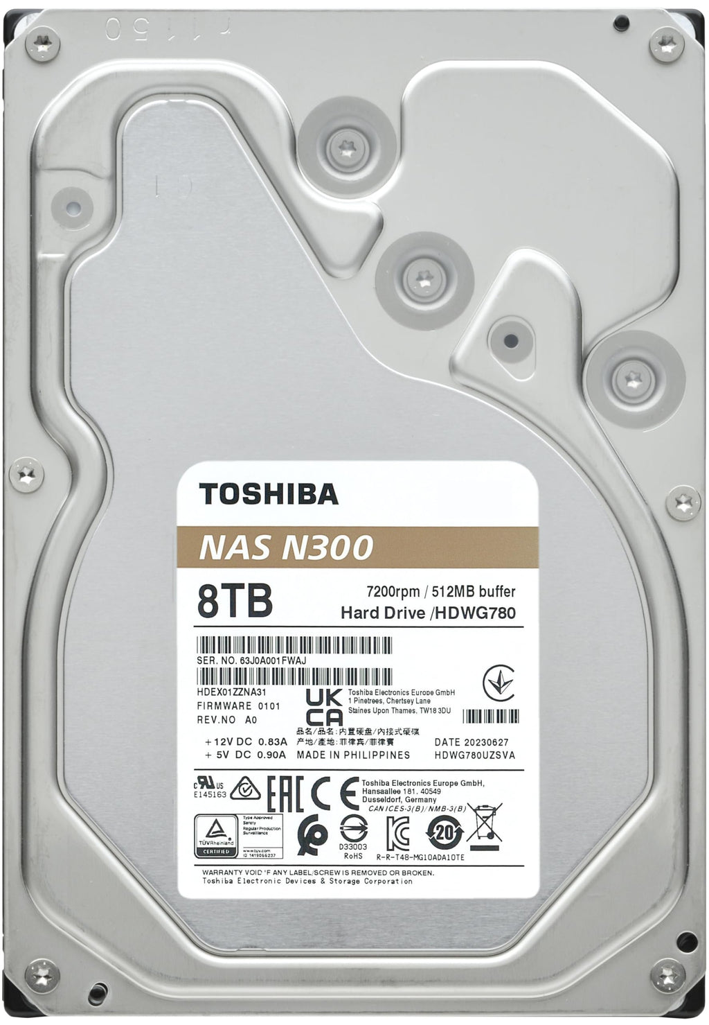 8TB NAS 3.5-Inch Internal Hard Drive T628