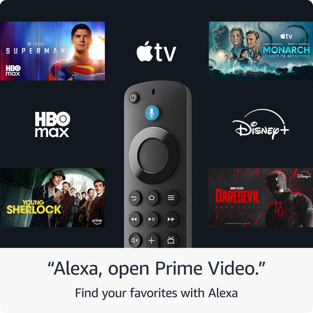 Fire TV Stick HD streaming device with Alexa Voice Remote Pro D37881