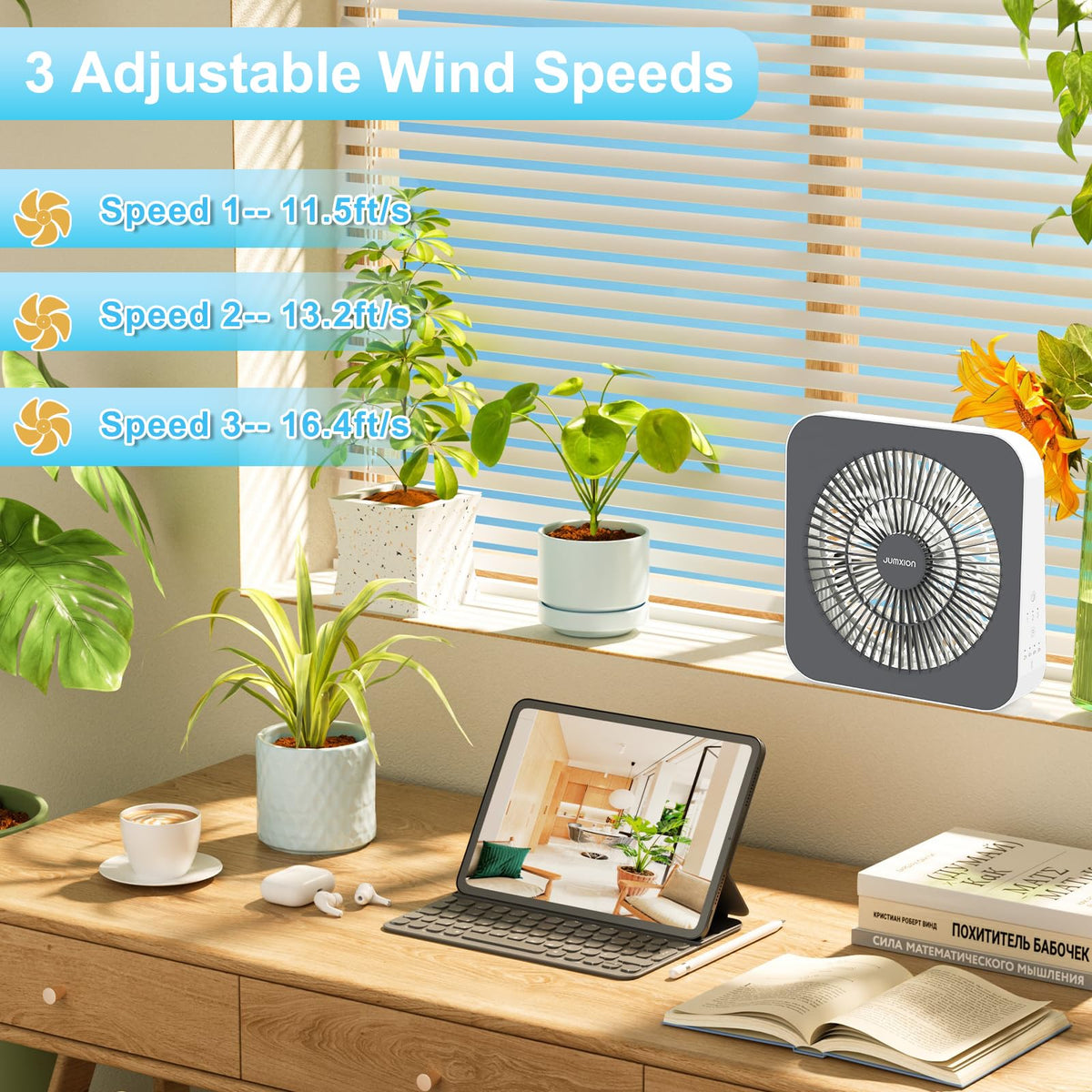 10 inch Box Fan with 3 Speeds E973