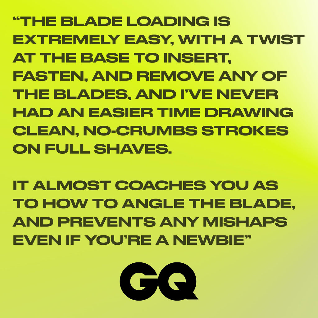 Black All-Metal Single Blade Razor R399