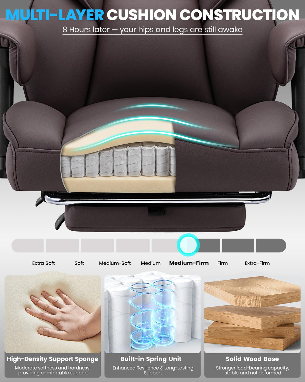 Office Chair with Adjustable Lumbar Support N416989