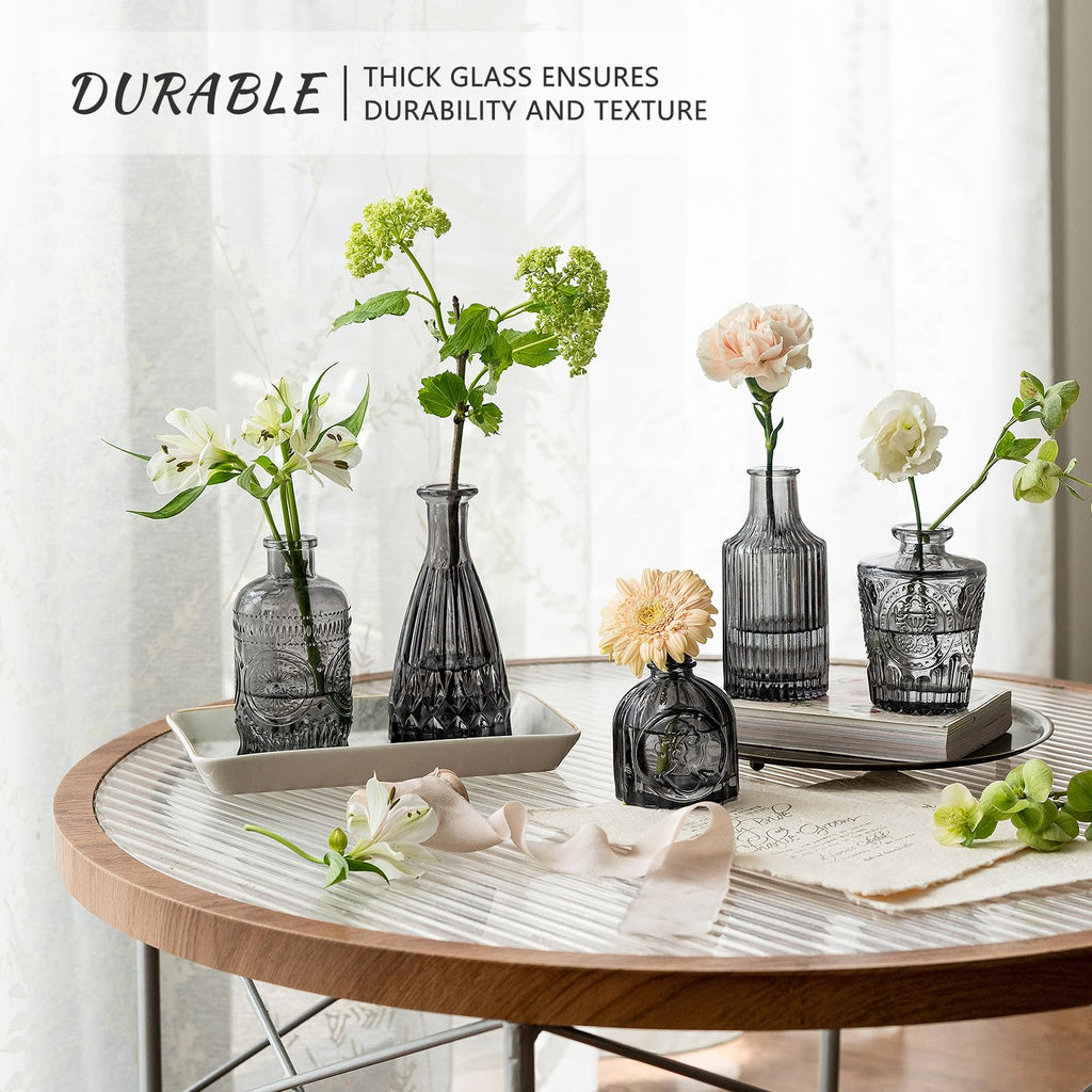 Glass Bud Vases Set of 12 F475