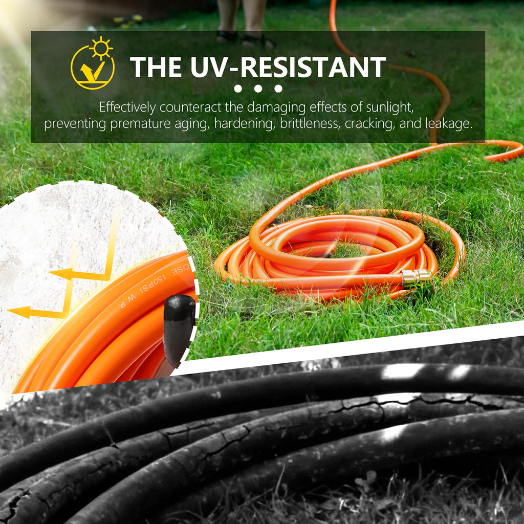 100ft x 5/8" All-weather Flexible Garden Hose T9894