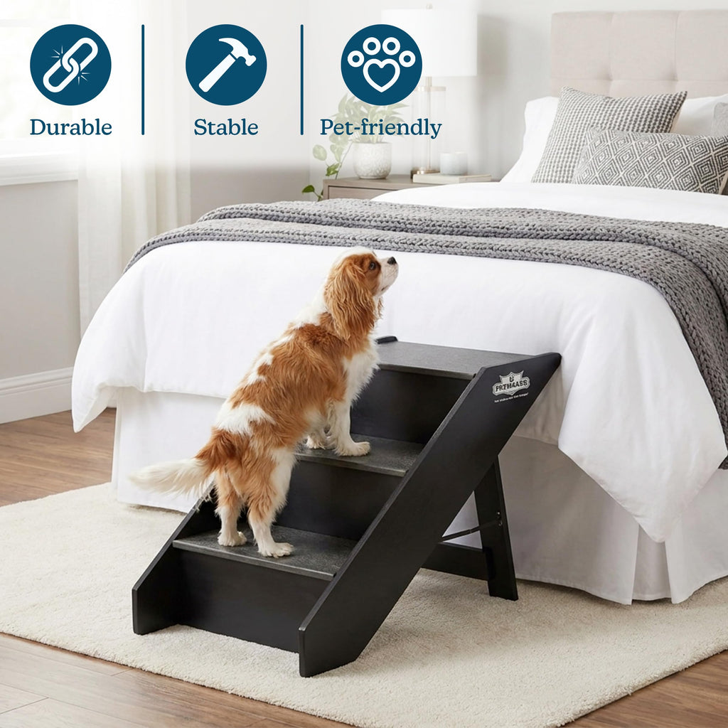 Foldable Nonslip 3-Step Pet Stairs L490