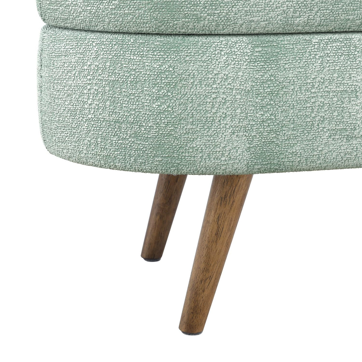 Oval Storage Bench with Rubber Wood Legs J61034