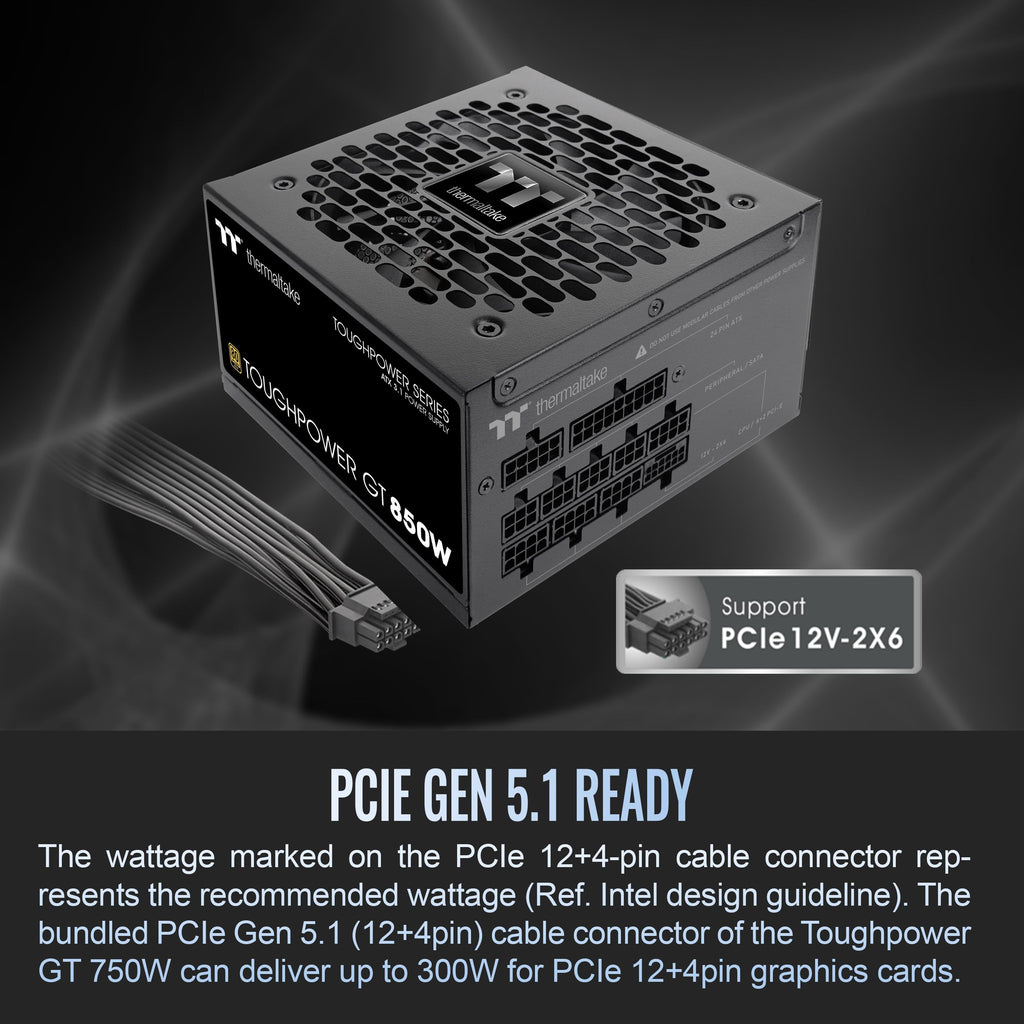 850W ATX 3.1 80 Plus Gold Power Supply D671