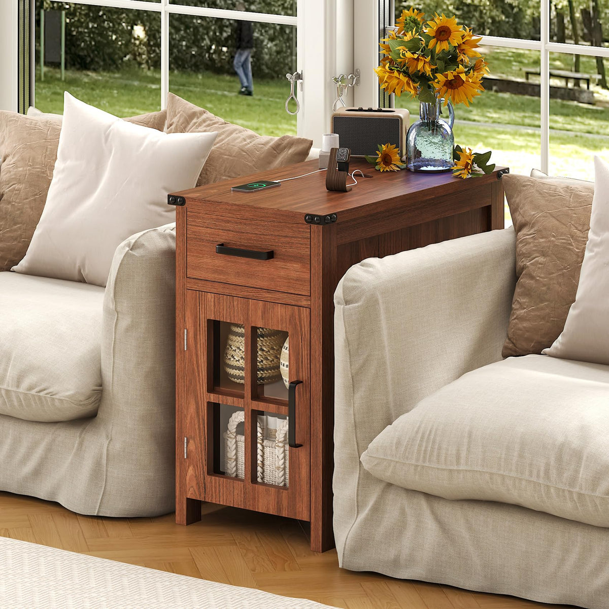 End Table with Charging Station O99510