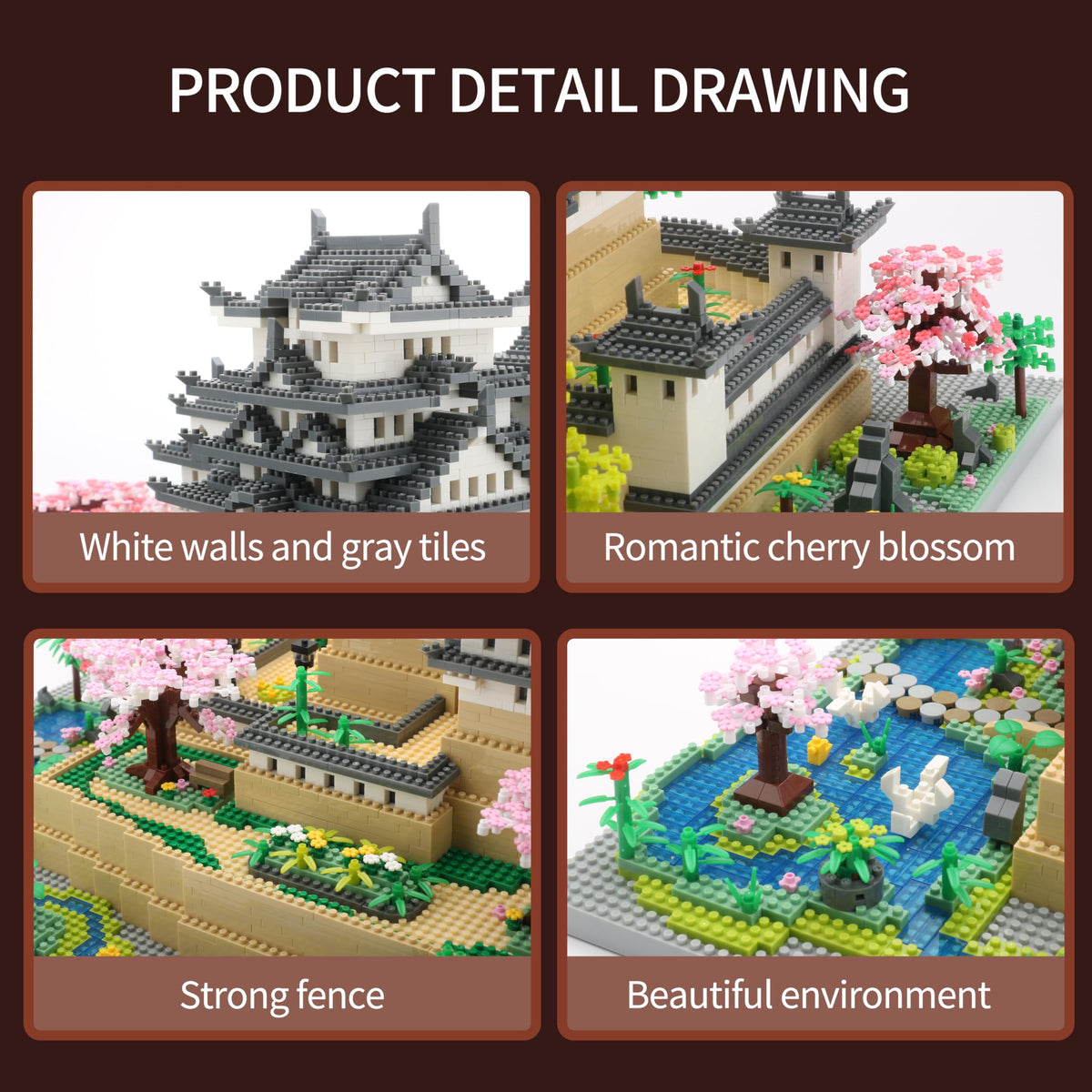 Miniature Building Blocks Model 10080 Pieces Z39760