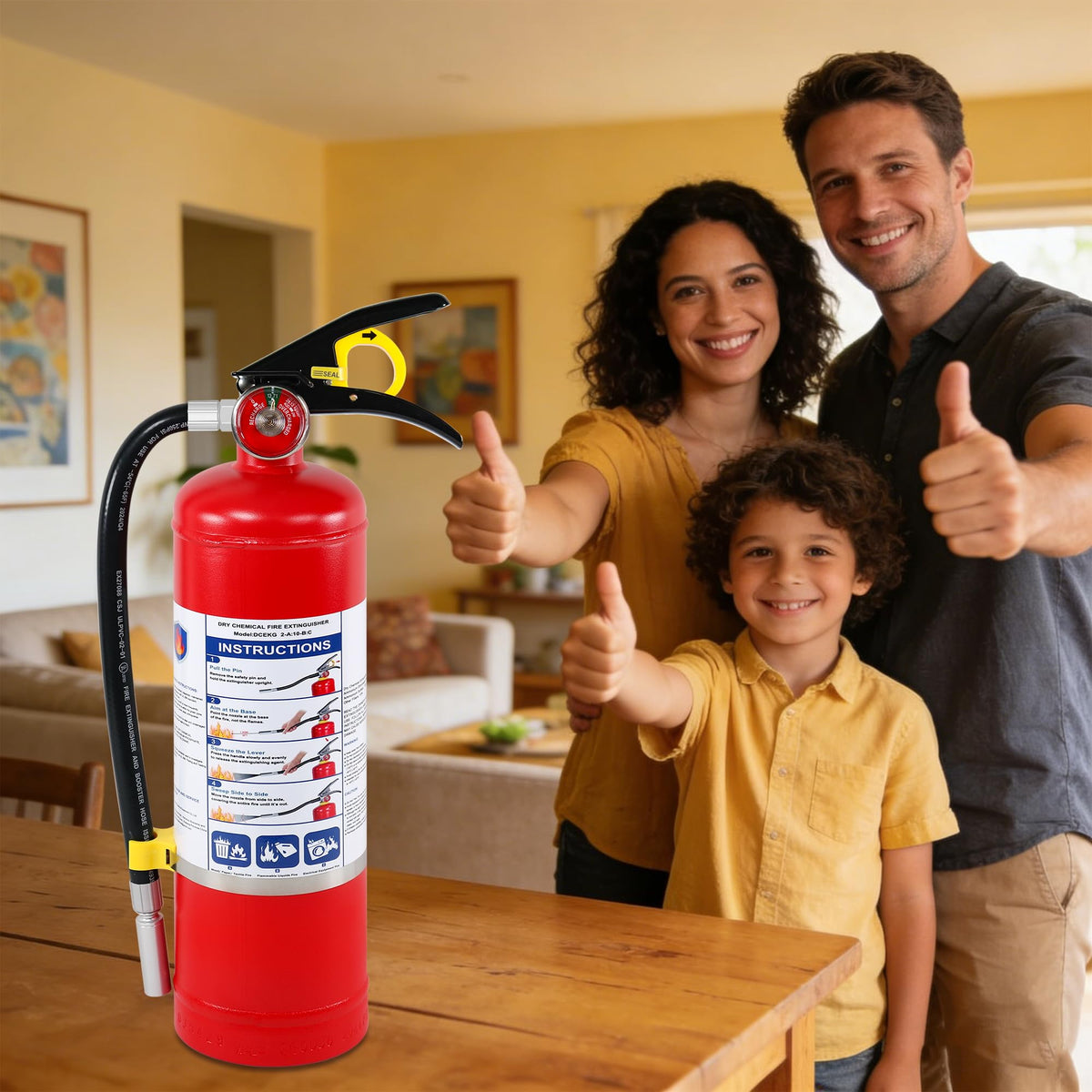 2-Pack 5 lb ABC Dry Chemical Fire Extinguishers T786