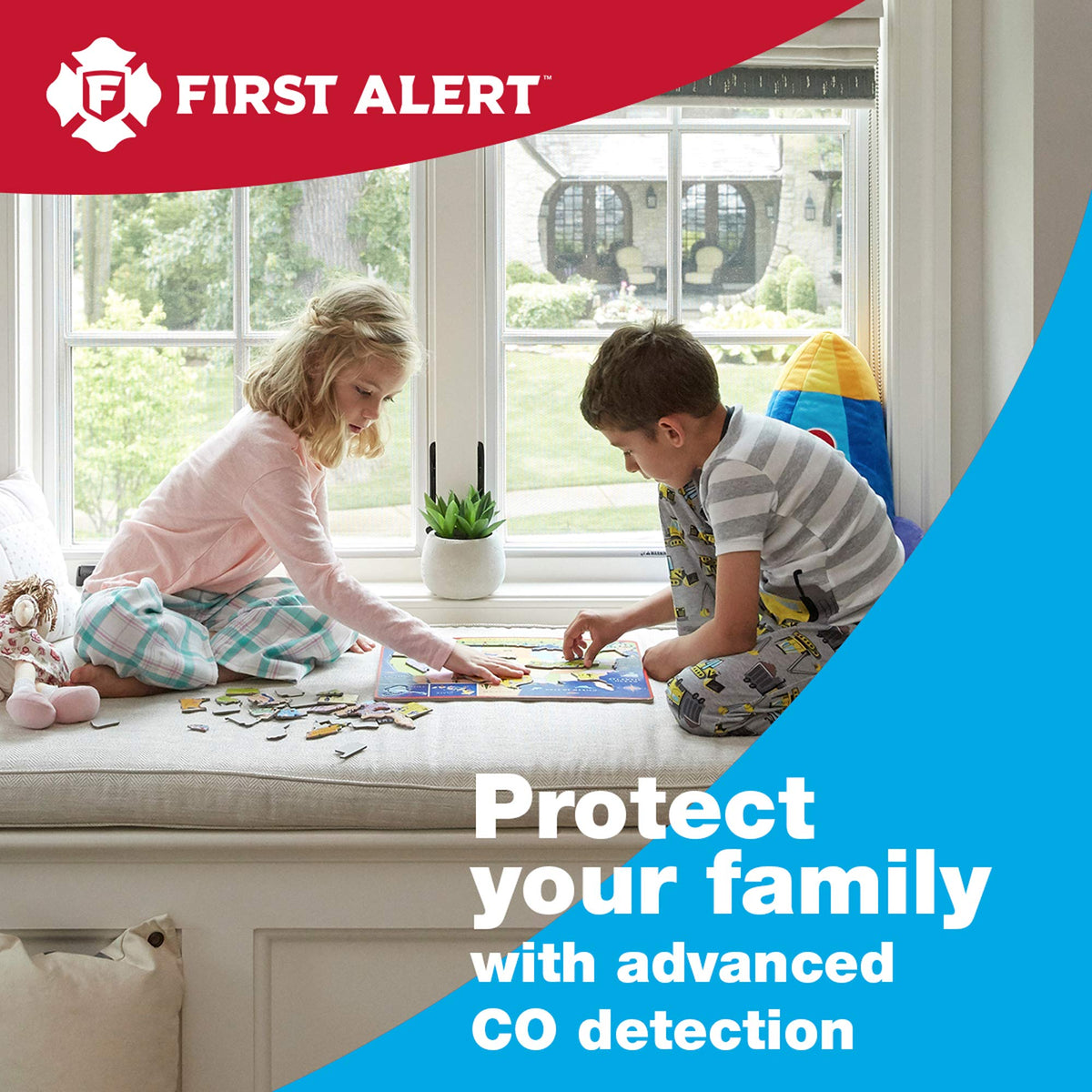 10-Year Battery Carbon Monoxide Alarm with Digital Display H7617