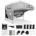 RV Truck Camper Cover with Ladder Cover and Gutter Cover O604348
