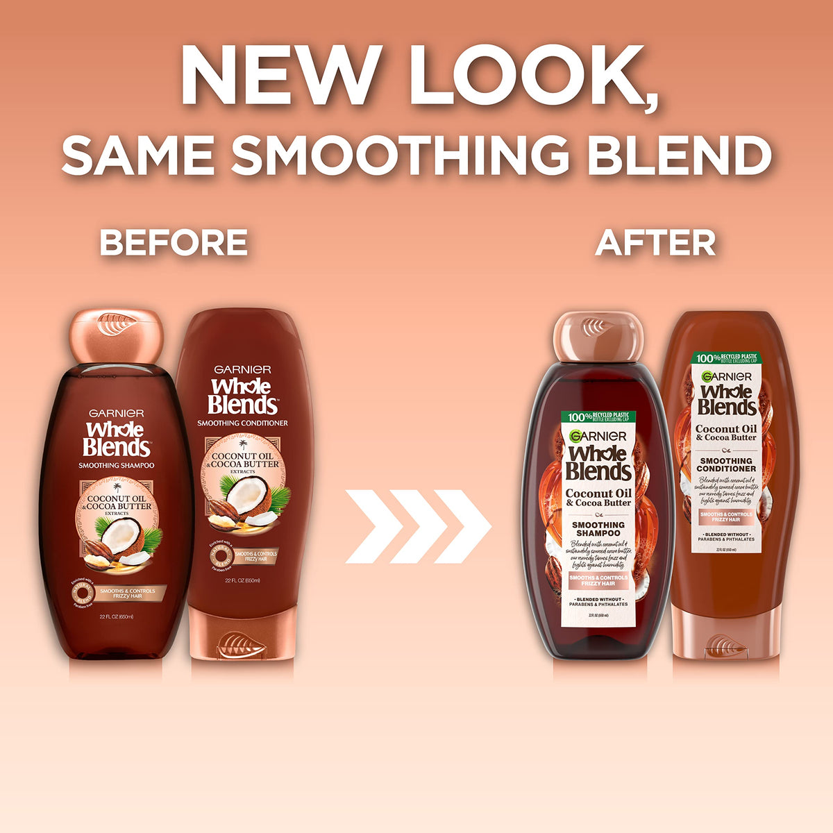 Smoothing Shampoo and Conditioner Set Coconut Oil Cocoa Butter 44 Fl Oz W82343