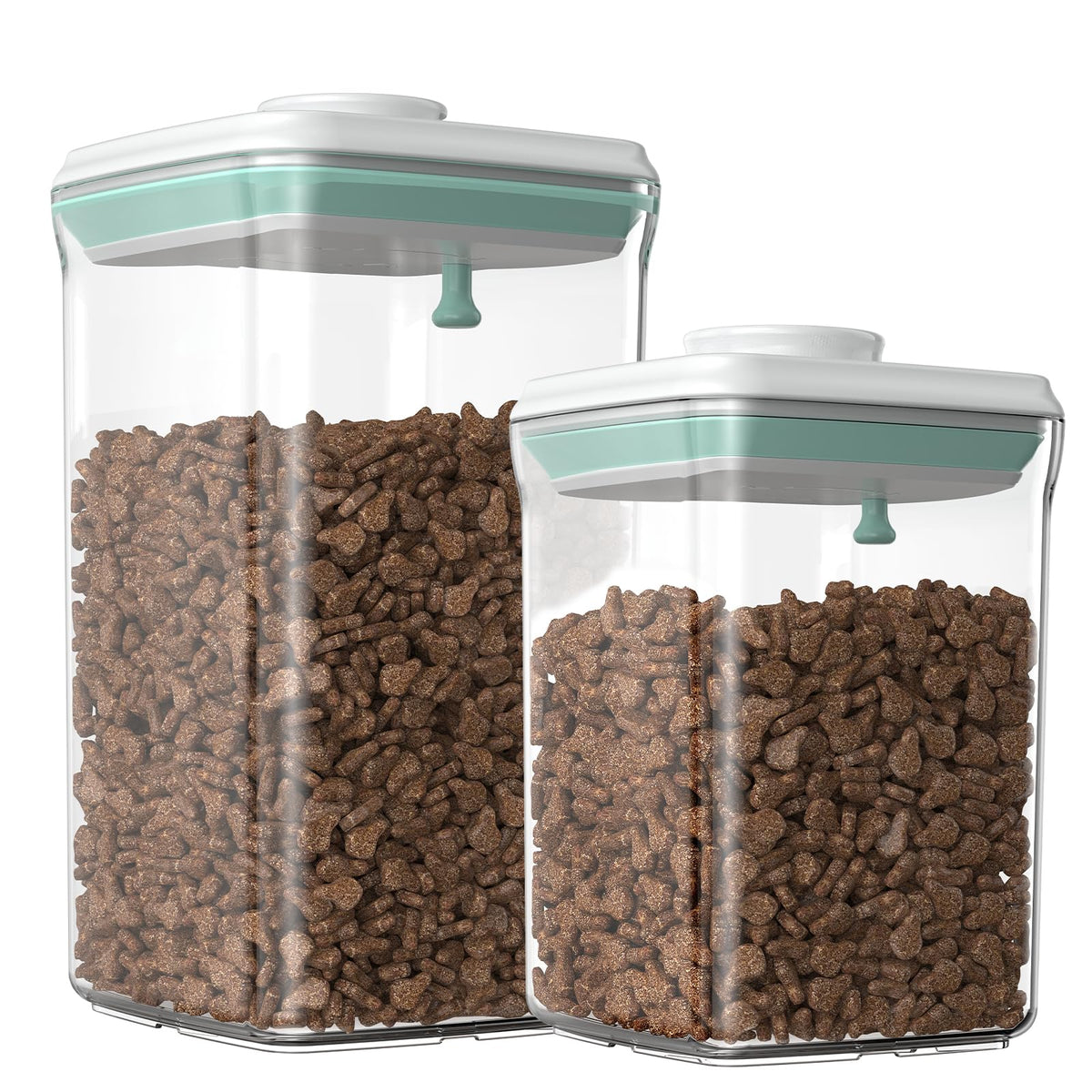 Airtight Treat Jar Container 2PC BPA-Free D65649