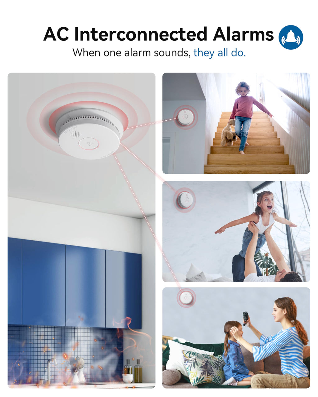 Smoke Detector Photoelectric Smoke Alarm V227