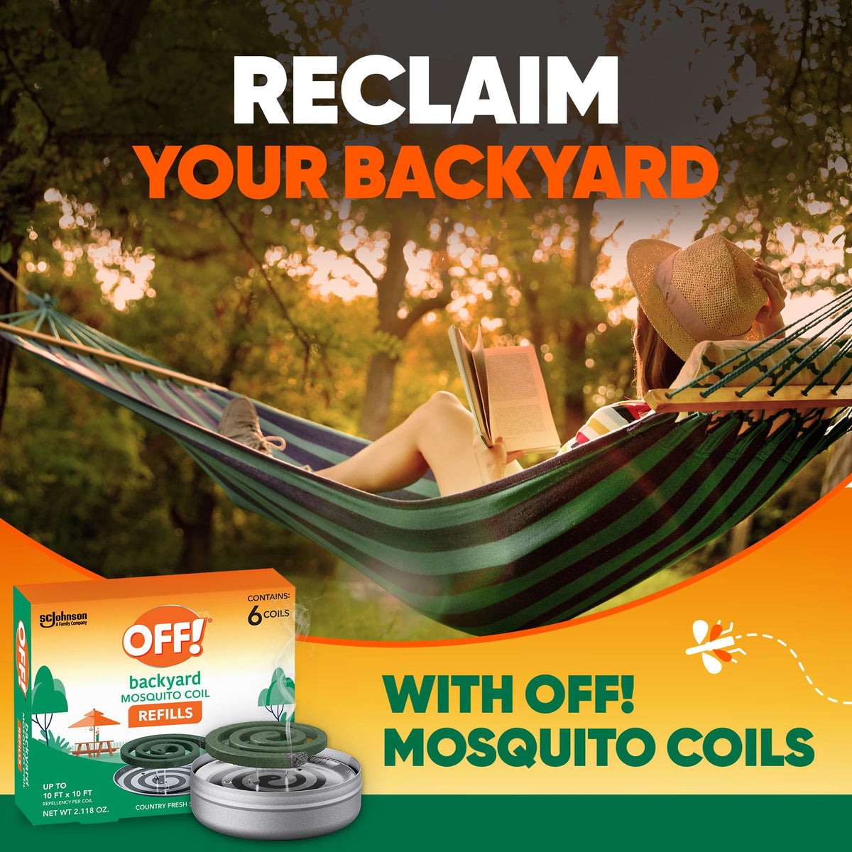 Mosquito Repellent Coil Refills 6 Count X271