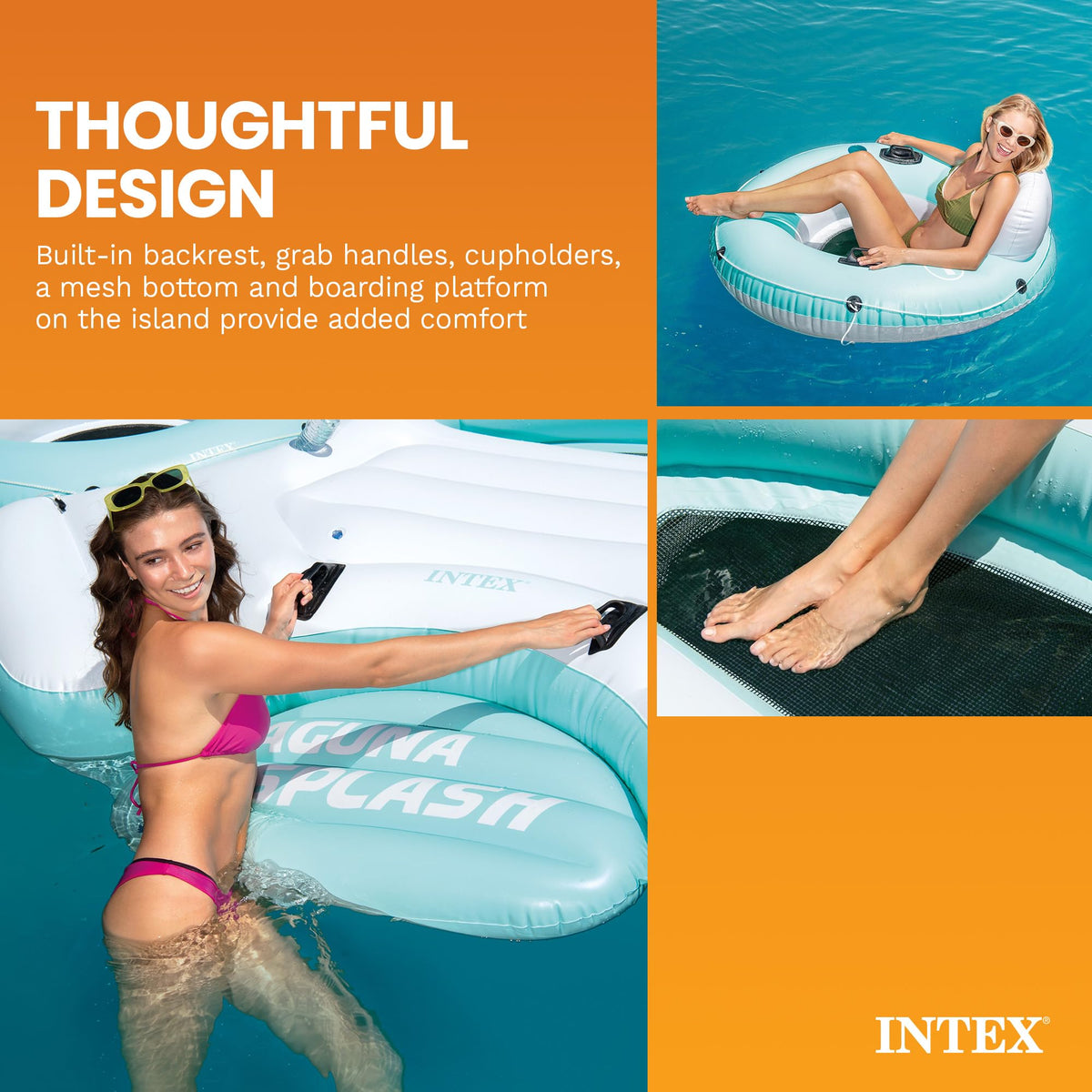 Inflatable Pool Island Raft Y56367