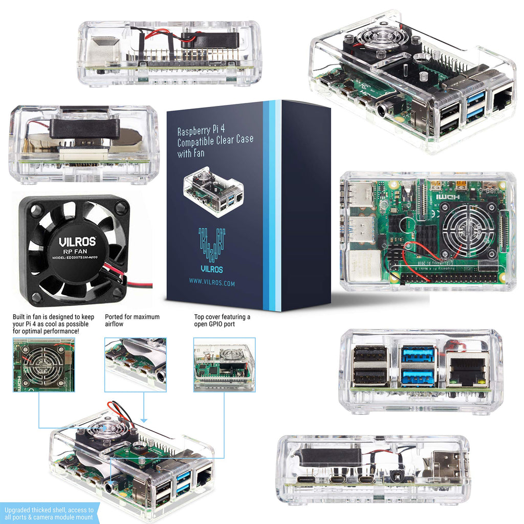 Raspberry Pi 4 Starter Kit with 64GB Micro SD Card C6451