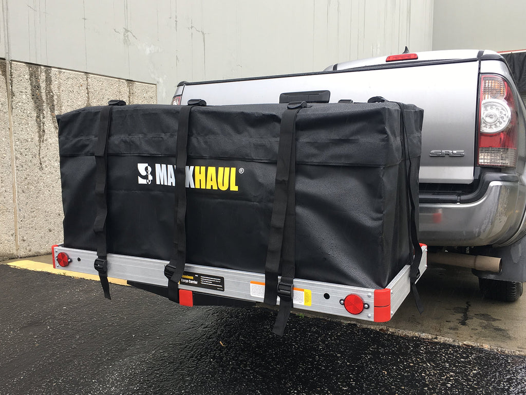 Aluminum Hitch Cargo Carrier with High Side Rails N4757