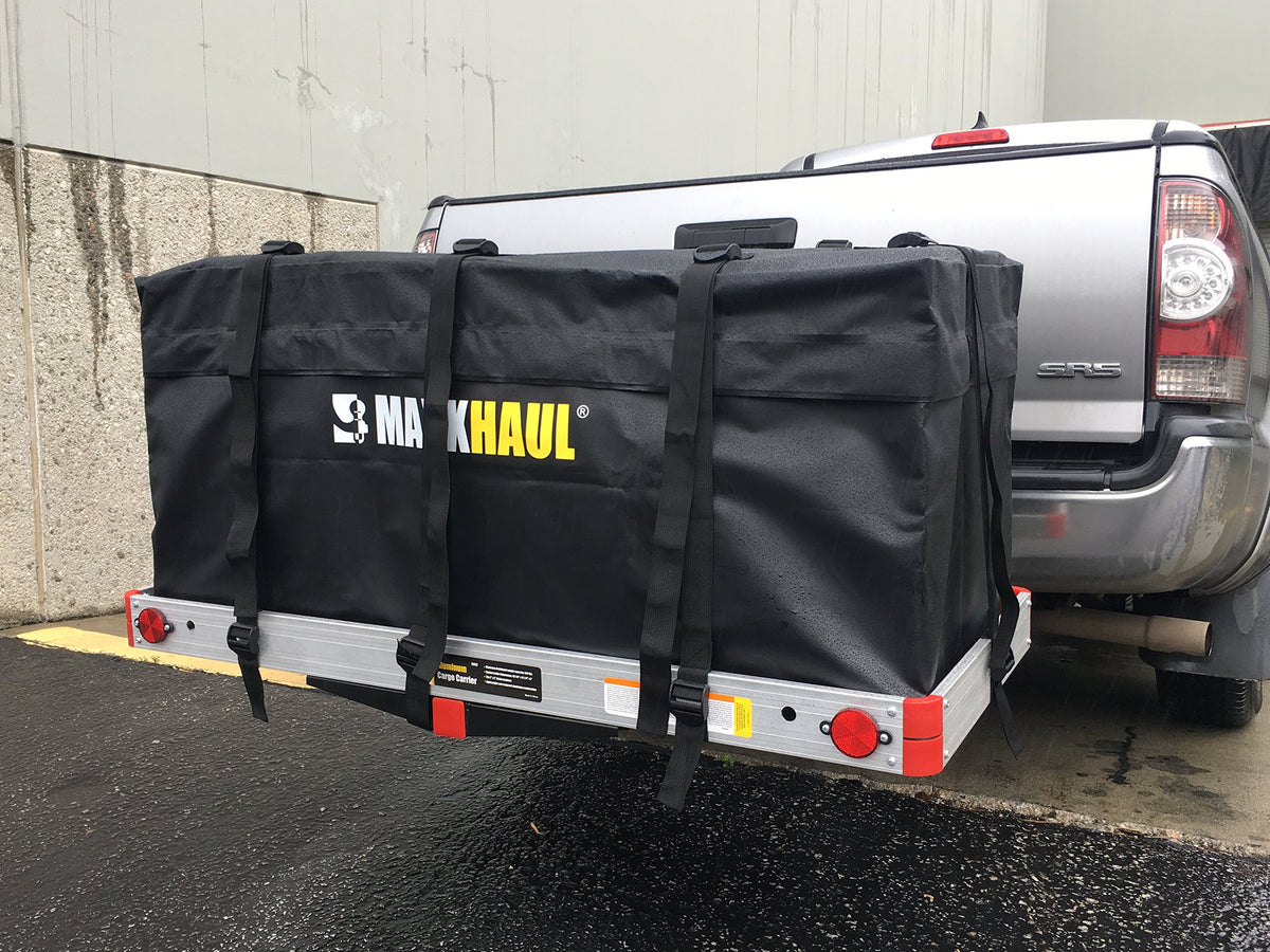 Aluminum Hitch Cargo Carrier with High Side Rails N4757