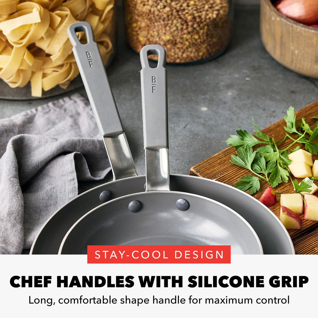 Stainless Steel 12 Piece Nonstick Cookware Set B23871