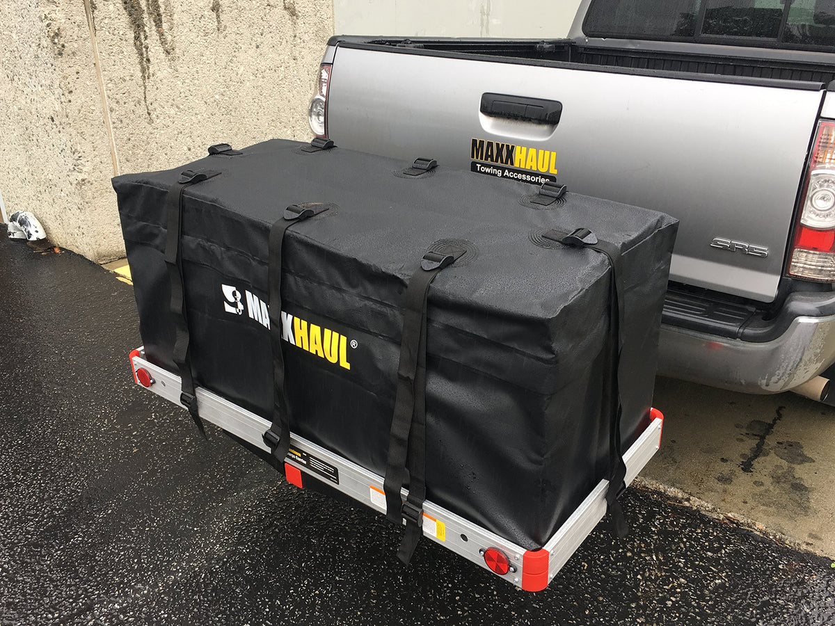Aluminum Hitch Cargo Carrier with High Side Rails N4757